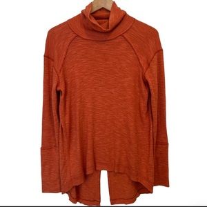 Anthro. (We the Free) Knit Asymmetrical Mock Turtleneck - Women’s SIZE SMALL